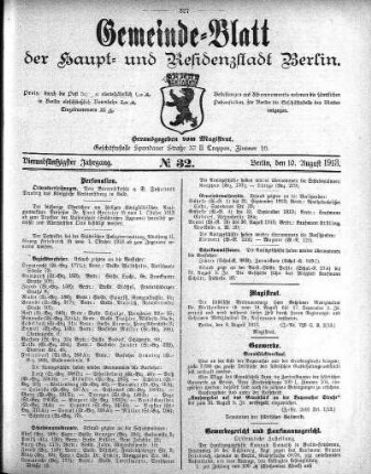 1913,32: No. 32, 10. August 1913