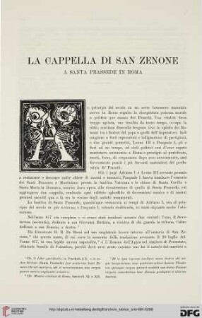 4: La Capella di San Zenone a Santa Prassede in Roma