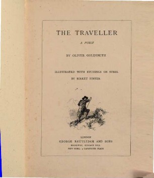 The traveller : a poem