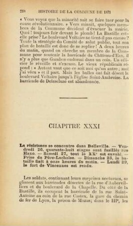 Chapitre XXXI
