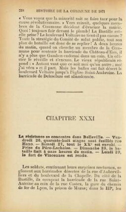 Chapitre XXXI
