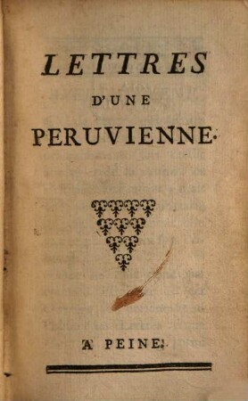 Lettres d'une Peruvienne