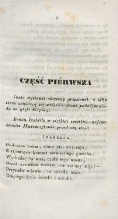 Czesc pierwsza