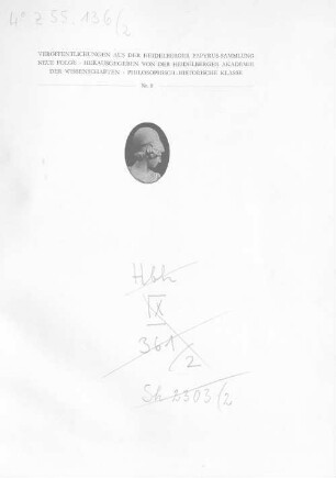 Literarische griechische Texte der Heidelberger Papyrussammlung