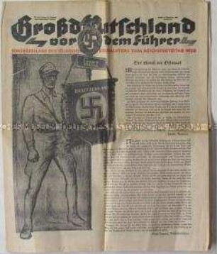 Sonderdruck (Beilage) des "Völkischen Beobachter" zum Reichsparteitag 1938