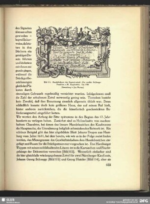 Geschäftskarte der Gastwirtschaft "Zur weißen Schlange"