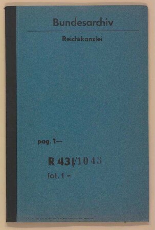 Statistische Mitteilungen des Reichsverkehrsministeriums, vor allem über die Verkehrslage bei den Reichsbahnen