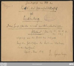 [Halle (Saale), Universitäts- und Landesbibliothek Sachsen-Anhalt, Qu. Fragm. 1]