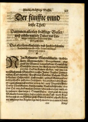 Der fünffte unnd letste Theil ...