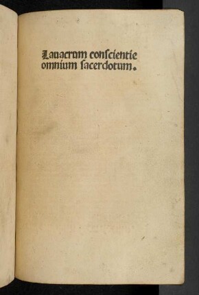 Lavacrum conscientiae