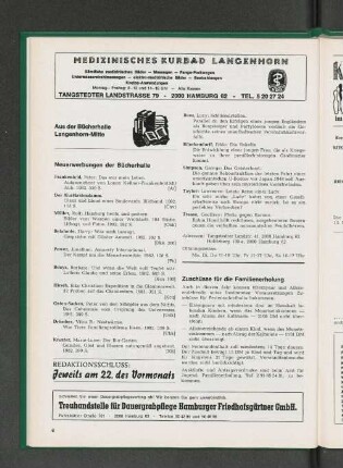 Aus der Bücherhalle Langenhorn-Mitte - Neuerwerbungen der Bücherhalle