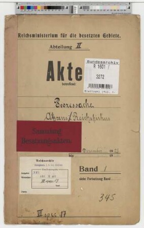 Prozeßsache Arens gegen Reichsfiskus