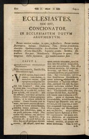 670-679, Ecclesiastes, Hoc Est, Concionator, ...