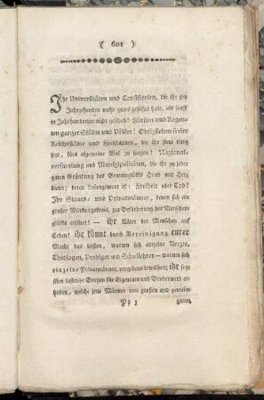 Ihr Universitäten und Consistorien,[...]