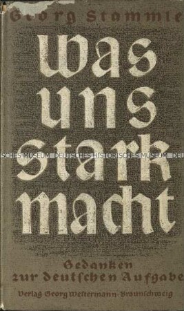 Rassentheoretische Abhandlung über die Stärke des deutschen Volkes