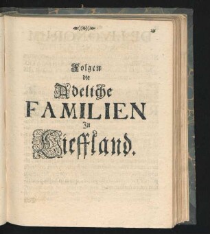 Folgen die Adeliche Familien In Lieffland.