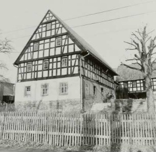 Waldenburg (Sachsen)-Dürrenuhlsdorf, Wohnstallhaus des ehemaligen Vierseithofes