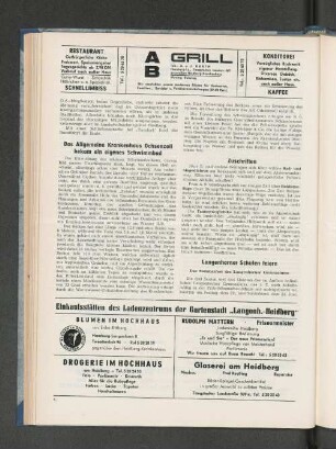 Zuschriften