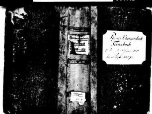 Oberharmersbach OG; Katholische Gemeinde: Sterbebuch 1810-1839
