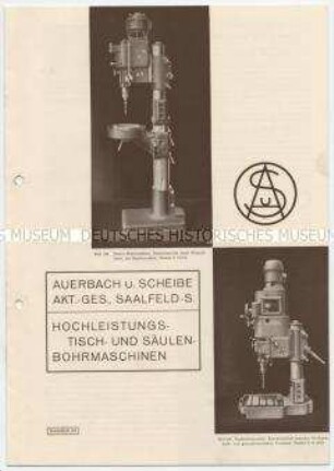 Hochleistungs-Tisch- und Säulen-Bohrmaschinen