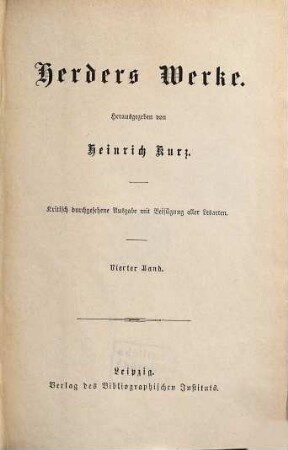 Herders Werke, 4