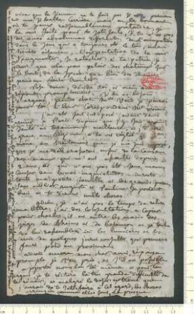 Brief von Hippolyte de Chamisso an Adelbert von Chamisso