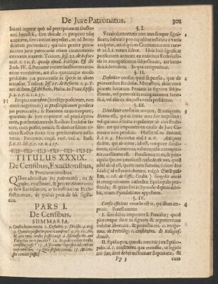 Titulus XXXIX. De Censibus, Exactionibus, & Procurationibus