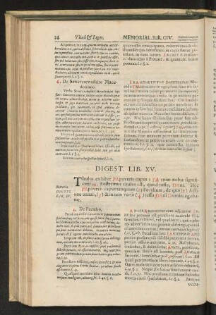 [Digest. Lib. XV. - XXXVII.]