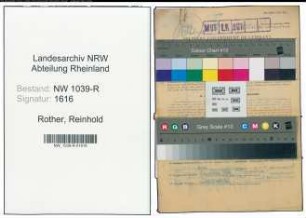 Entnazifizierung Reinhold Rother , geb. 20.01.1900 (Diplomhandelslehrer)