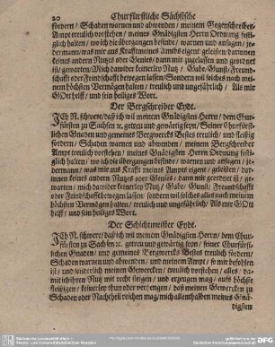 Der Bergschreiber Eydt.