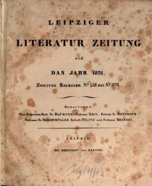 Leipziger Literaturzeitung. 1831,2
