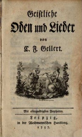 Geistliche Oden und Lieder