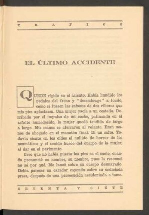 El último accidente