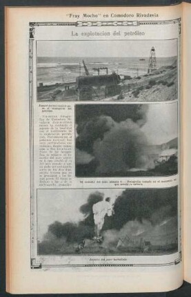 La explotación del petróleo : "Fray Mocho" en Comodoro Rivadavia