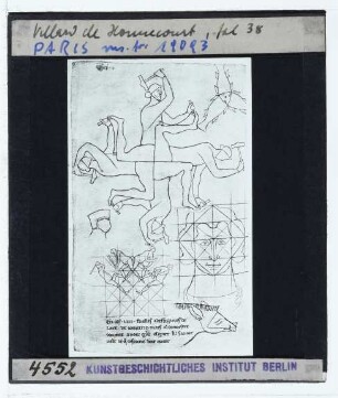 Honnecourt, Bauhüttenbuch (Paris BnF Ms. fr. 19093) : fol. 19v