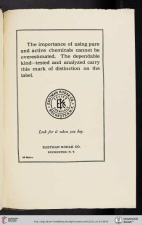 Eastman Kodak Co. [Chemicals]