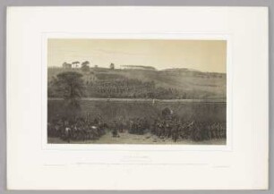 Prise de la Villa Pamfili, Blatt 9 der Folge "Expédition et siège de Rome"