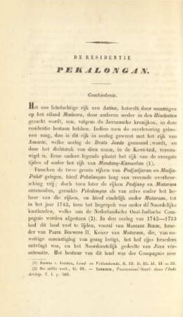 De residentie Pekalongan