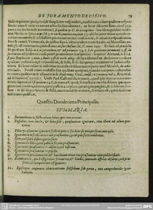 Quaestio Duodecima Principalis