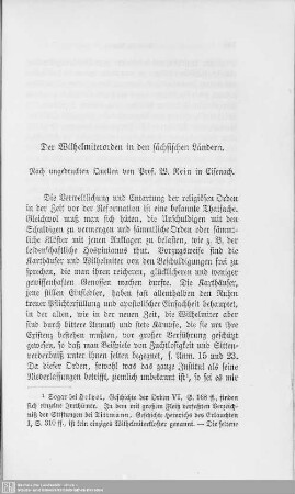 Der Wilhelmiterorden in den sächsischen Ländern : Nach ungedruckten Quellen