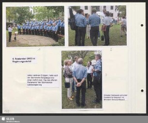 Auftritt des Bergsteigerchores zum „Tag des offenen Parlaments“ (Bild 1) : Dirigent: Christian Garbosnik
