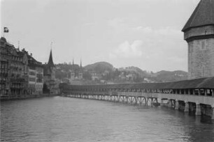 Die Kapellbrücke : Die Kapellbrücke in Luzern.