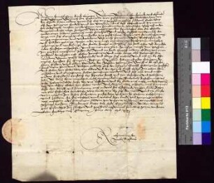 Der Rat der Stadt Breslau schreibt Bürgermeister und Rat der Stadt Bautzen sowie Bürgermeistern und Räten der übrigen Sechsstädte des Markgraftums Oberlausitz betreffend der Zollerhebung.