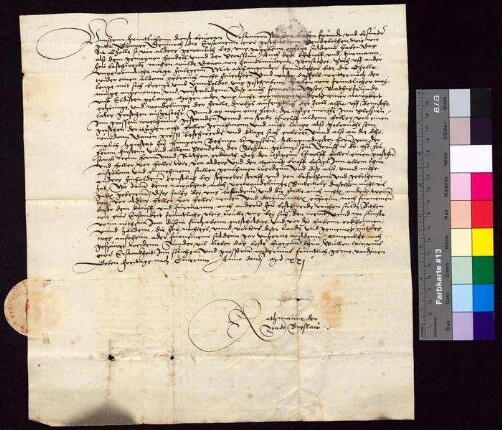 Der Rat der Stadt Breslau schreibt Bürgermeister und Rat der Stadt Bautzen sowie Bürgermeistern und Räten der übrigen Sechsstädte des Markgraftums Oberlausitz betreffend der Zollerhebung.