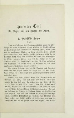 A. Griechische Sagen