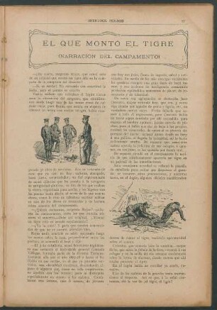 El que montó el tigre - (Narración del campamento)