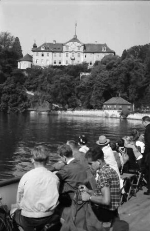 Mainau, Insel Mainau: Schloss Mainau vom Schiff aus