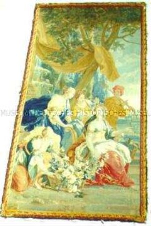 Tapisserie "Triumph der Götter und Göttinnen", Flora (Ceres)