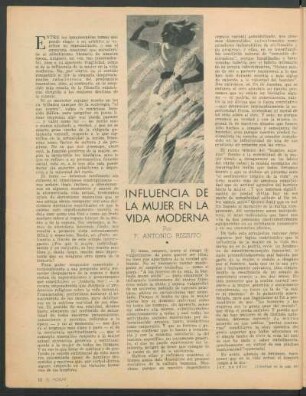 Influencia de la mujer en la vida moderna