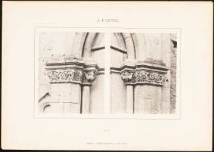 Stiftskirche, Andernach: Ansichten Details (aus: Architekton. Details u. Ornamente der kirchlichen Baukunst in den Stilarten d. Mittelalters, 1. Serie, 1896)